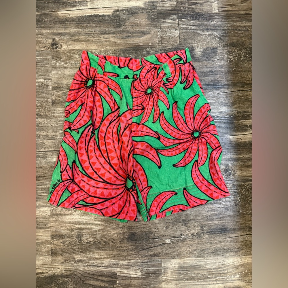 Farm Rio Banana Pitta Linen Short (missing the tie)